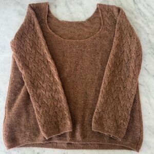 Sezane Mohair Alpaca Lightweight Sweater